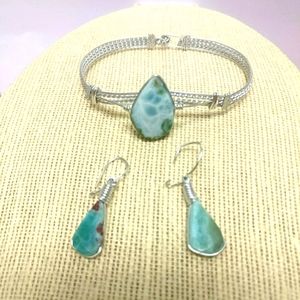 🆕 Earrings and Bracelet (Handmade)